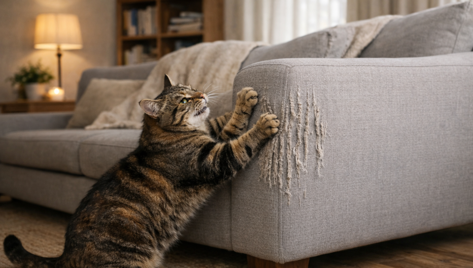 How to Keep Cats from Scratching Furniture Without Punishment