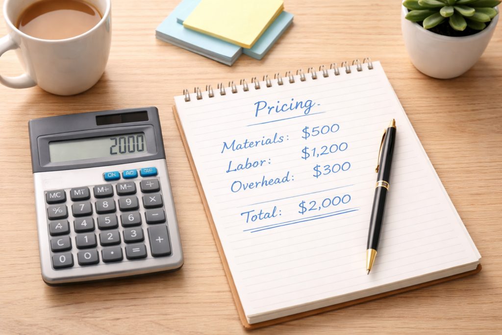 calculating cleaning service pricing business cost planning