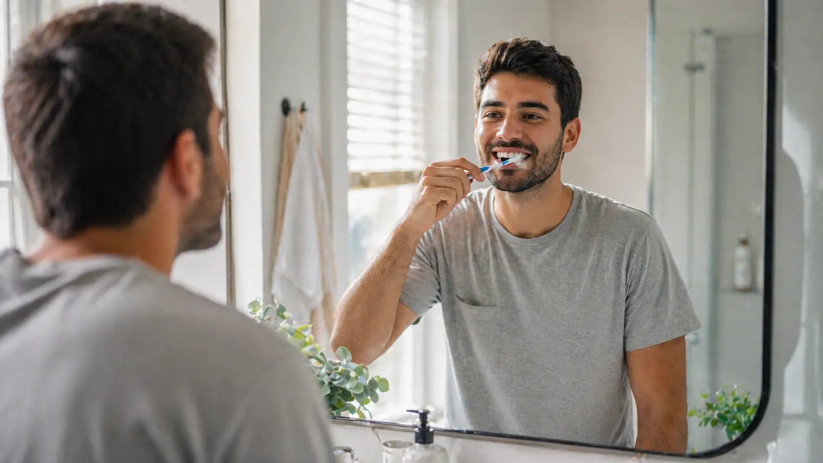 How to clean teeth at home safely with proper brushing technique