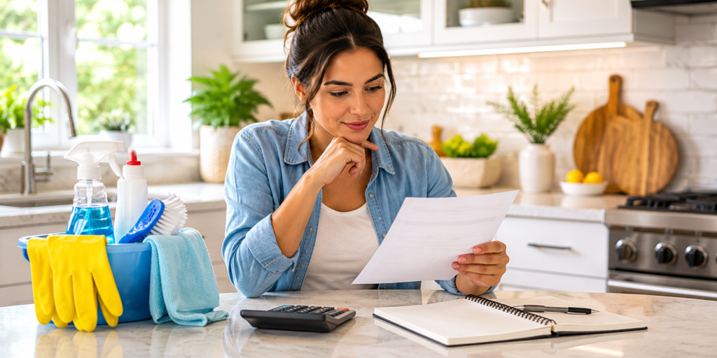 Average home cleaning service cost in the U.S.