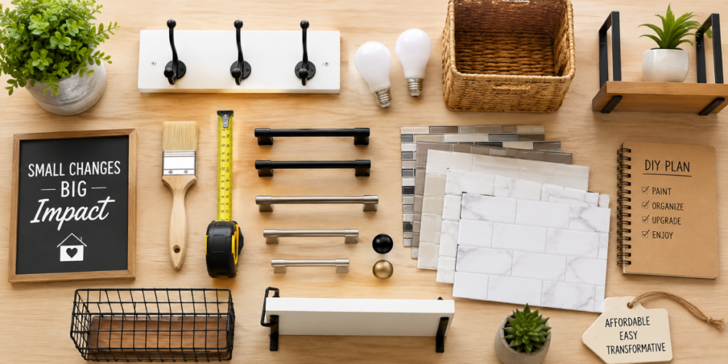 Budget-friendly small house DIY improvement ideas
