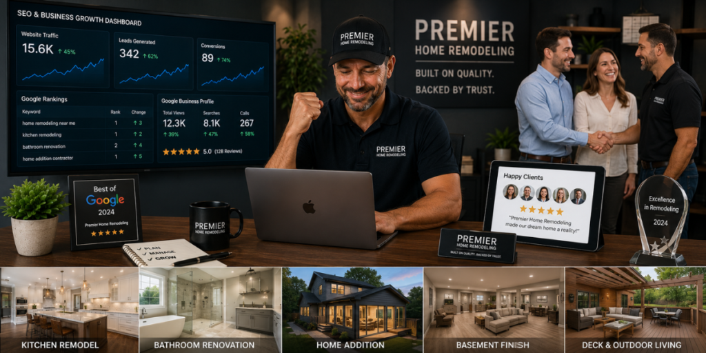Home improvement contractor business growth through digital marketing
