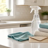 do-you-tip-a-home-cleaning-service-featured.jpg Do you tip a home cleaning service with cash envelope on clean kitchen counter