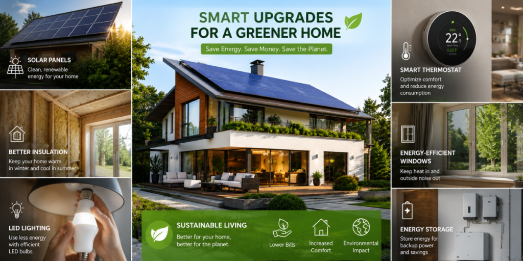 Best green home upgrades for energy savings and sustainability