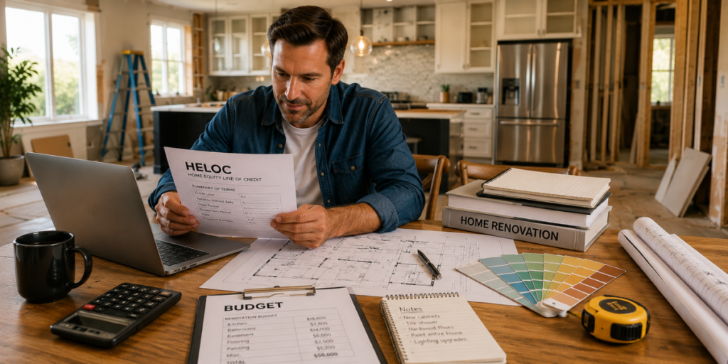 HELOC financing option for home renovation projects