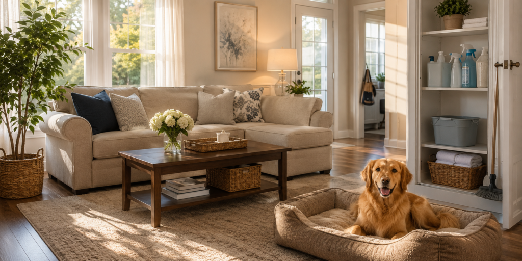 reliable home cleaning service result for families pets and busy homes