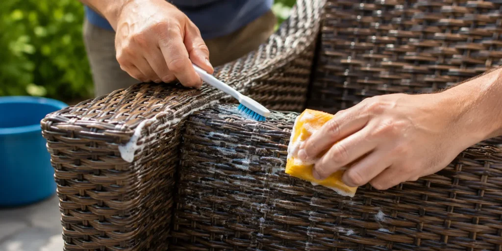How to Clean Wicker Outdoor Furniture